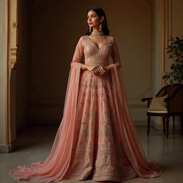 Elegant Anarkali and stunning Lehenga designs, perfect for festive occasions , traditional celebrations , weddings and events.